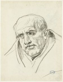 Bust of an Older Man, c. 1810. Creator: Jacques-Louis David