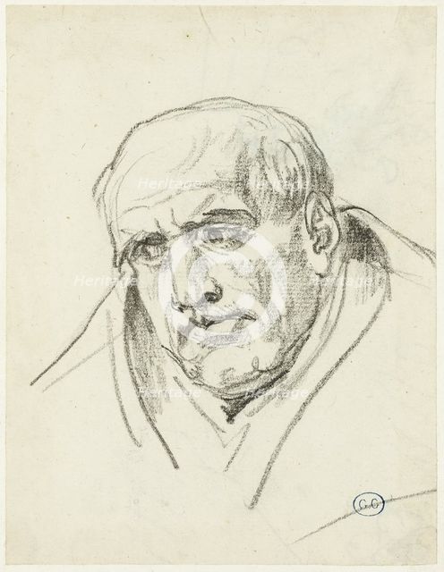 Bust of an Older Man, c. 1810. Creator: Jacques-Louis David.