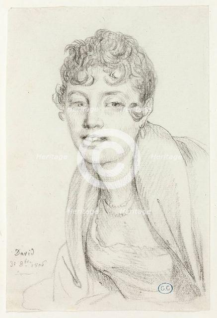 Bust of Angelique Mongez, 1806. Creator: Jacques-Louis David.