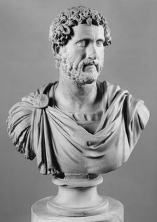 Bust of Antoninus Pius, Mid 2nd cen. AD. Creator: Art of Ancient Rome, Classical sculpture