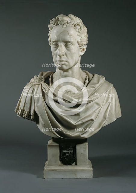 Bust of Archduke Karl, 1842. Creator: Josef Klieber.