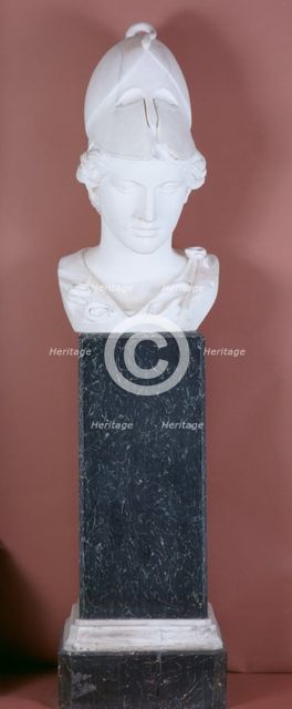 Bust of Athena, 1888. Artist: Piazza-Crarara