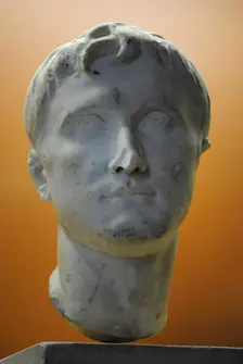 Bust of Augustus (63 BC-14 AD), Odessa Archaeological Museum, Odessa, Ukraine, 2011. Creator: LTL