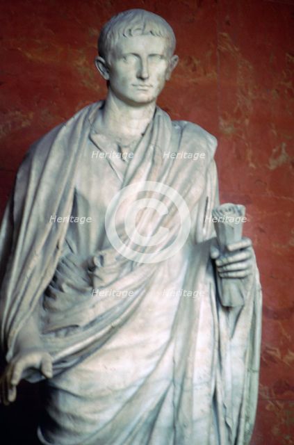 Bust of Augustus, 1st century BC. Artist: Unknown