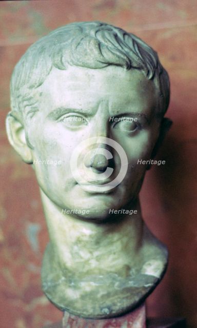 Bust of Augustus, 1st century BC. Artist: Unknown
