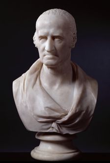 Bust of Benjamin West, P.R.A., 1818. Creator: Francis Legatt Chantrey