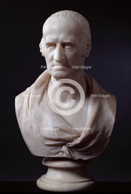 Bust of Benjamin West, P.R.A., 1818. Creator: Francis Legatt Chantrey.