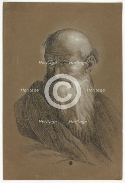 Bust of Bearded Old Man, n.d. Creator: Unknown.