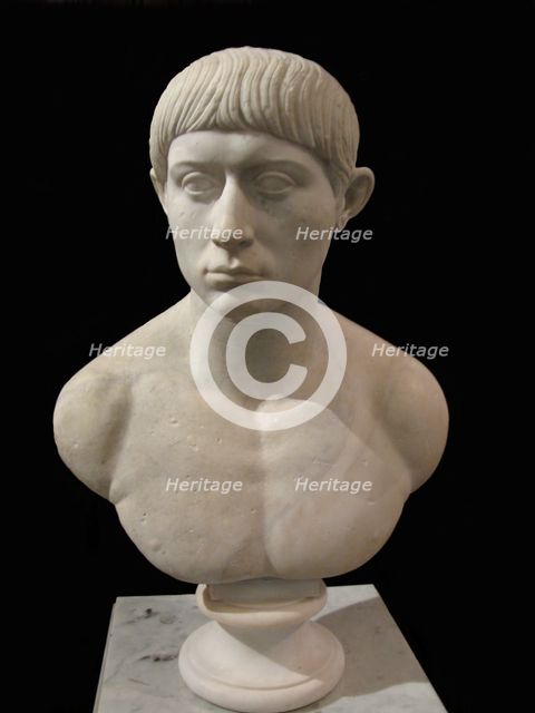 Bust of Brutus, 2nd cen. AD. Artist: Art of Ancient Rome, Classical sculpture  
