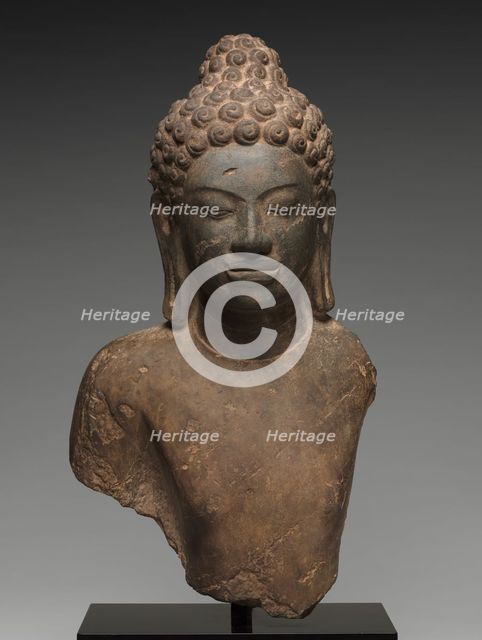 Bust of Buddha, c. 700. Creator: Unknown.