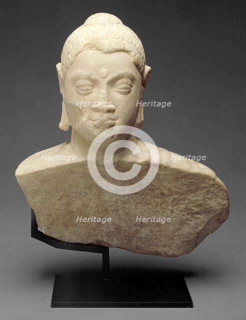 Bust of Buddha, c. 3rd century. Creator: Unknown.