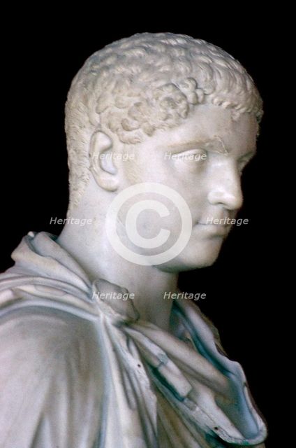 Bust of Caracalla, 2nd century. Artist: Unknown