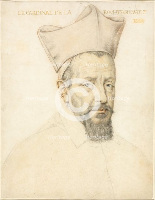 Bust of Cardinal de la Rochefoucault, 1624. Creator: Daniel Dumonstier.