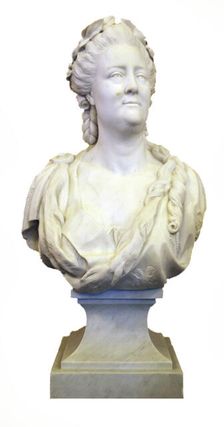 Bust of Catherine the Great, Empress of Russia, 1786. Creator: Feodosy Shchedrin