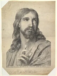 Bust of Christ Blessing, 17th century. Creator: Wilhelm Traut