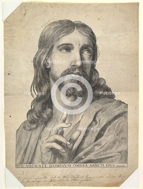 Bust of Christ Blessing, 17th century. Creator: Wilhelm Traut.