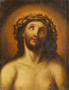 Bust of Christ with a Crown of Thorns, 17th century. Creator: Unknown