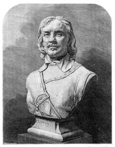Bust of Cromwell by M. Noble, in the exhibition of the Royal Academy, 1861. Creators: Unknown, Matthew Noble