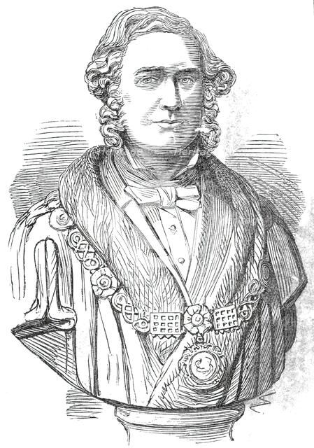 Bust of Dr. Randle Wilbraham Falconer, late Mayor of Bath, 1860. Creator: Unknown.