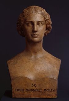 Bust of Edith Margaret Mozley, 1864. Creator: John Gibson