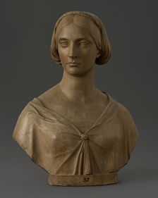 Bust of Elizabeth, Duchess of Wellington, 1857. Creator: John Gibson