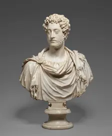 Bust of Emperor Commodus, A.D. 180-185. Creator: Unknown