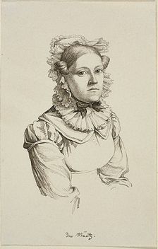 Bust of Eva Maatz, c. 1827. Creator: Gerhard Wilhelm von Reutern