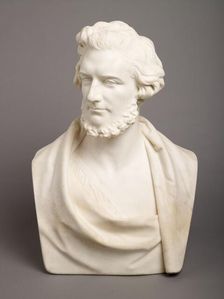 Bust of Felix Mendelssohn-Bartholdy, 1850. Creator: Peter Hollins