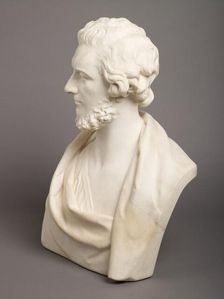 Bust of Felix Mendelssohn-Bartholdy, 1850. Creator: Peter Hollins