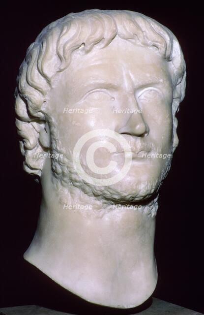 Bust of Gallienus, 3rd century. Artist: Unknown