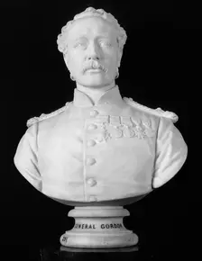 Bust of General Charles Gordon, British soldier and administrator, 1886. Creator: William Theed
