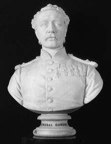 Bust of General Charles Gordon, British soldier and administrator, 1886. Creator: William Theed