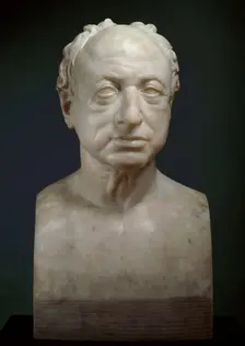 Bust of George Dance, R.A, 1827. Creator: Charles Rossiter