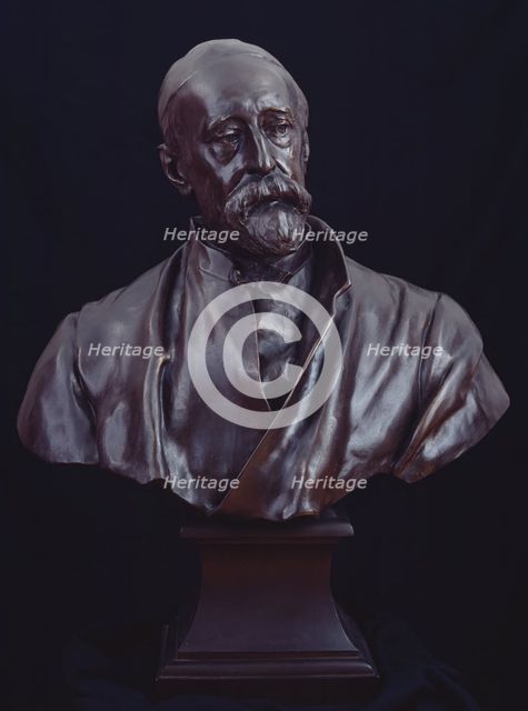 Bust of George Frederic Watts, R.A., 1889. Creator: Unknown.