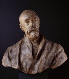 Bust of George Frederic Watts, R.A., 1889. Creator: Alfred Gilbert