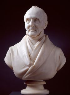 Bust of George Jones, R.A., 1870. Creator: Henry Weekes