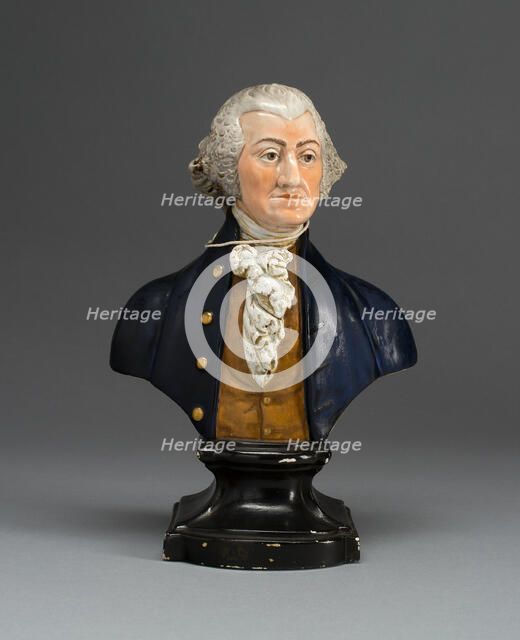 Bust of George Washington, 1818. Creator: Enoch Wood & Sons.