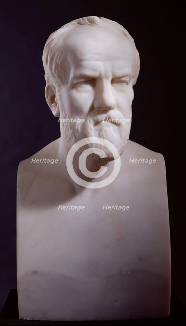 Bust of Henry Weekes, R.A., 1872. Creator: Charles Summers.