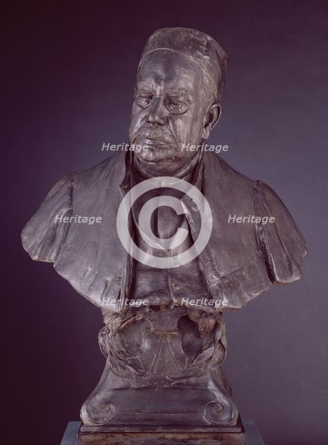 Bust of Henry Hugh Armstead, R.A., 1902. Creator: William Robert Colton.