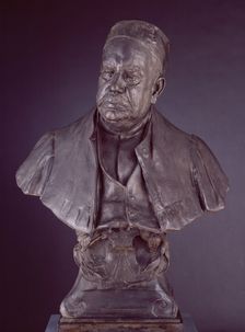 Bust of Henry Hugh Armstead, R.A., 1902. Creator: William Robert Colton