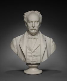 Bust of Hinman B. Hurlbut, c. 1870 - 1883. Creator: Giovanni Cintselli (Italian, 1832-1883)
