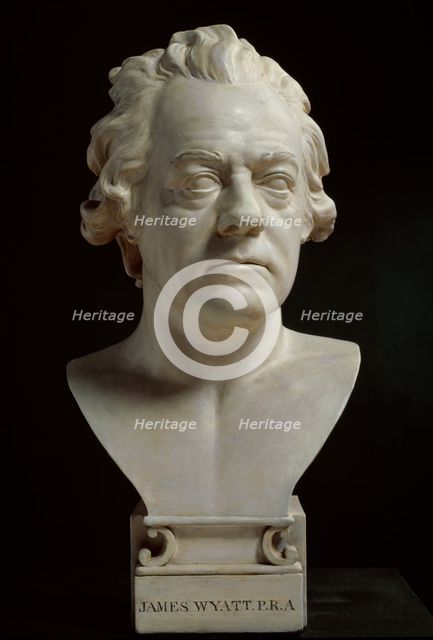 Bust of James Wyatt P.R.A, after 1797. Creator: John Charles Felix Rossi.