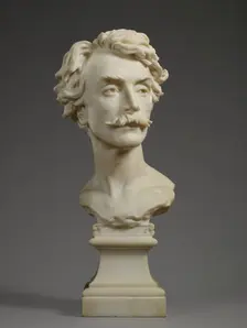 Bust of Jean Léon Gérôme (1824-1904), 1872-1873. Creator: Jean-Baptiste Carpeaux