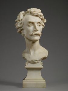 Bust of Jean Léon Gérôme (1824-1904), 1872-1873. Creator: Jean-Baptiste Carpeaux