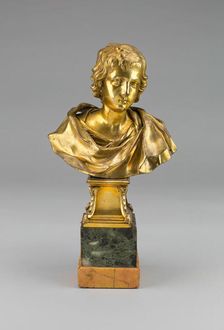 Bust of Jesus as a Youth, 1620/43, 18th century addition. Creator: François Du Quesnoy