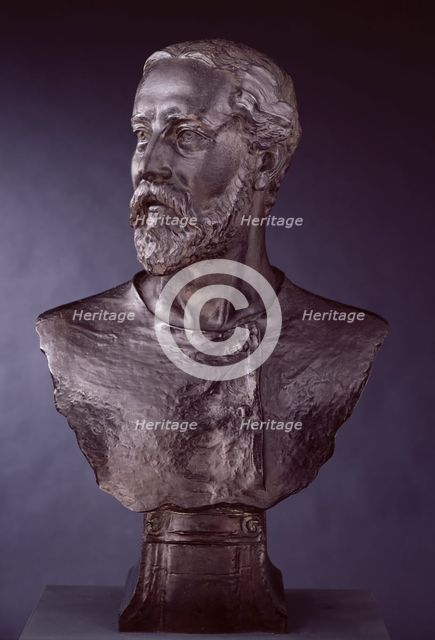 Bust of John Belcher, R.A., 1881. Creator: Hamo Thornycroft.