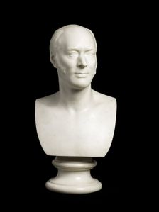 Bust of John Constable, R.A., 1875. Creator: Edward Davis