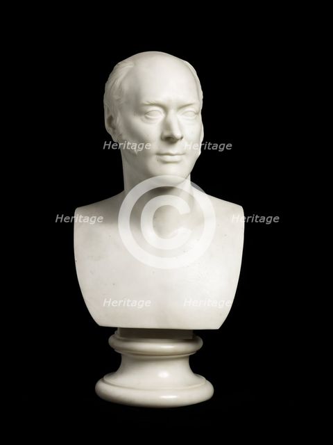 Bust of John Constable, R.A., 1875. Creator: Edward Davis.