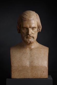 Bust of John Gibson R.A., 1864. Creator: Isobel Cholmeley