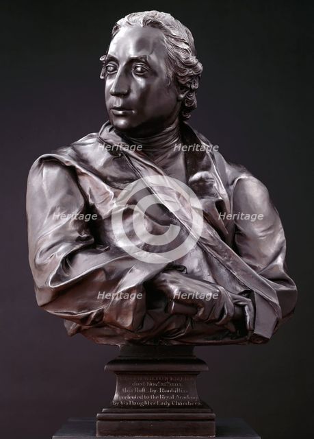 Bust of Joseph Wilton, R.A., (1760s), 1928. Creator: Unknown.